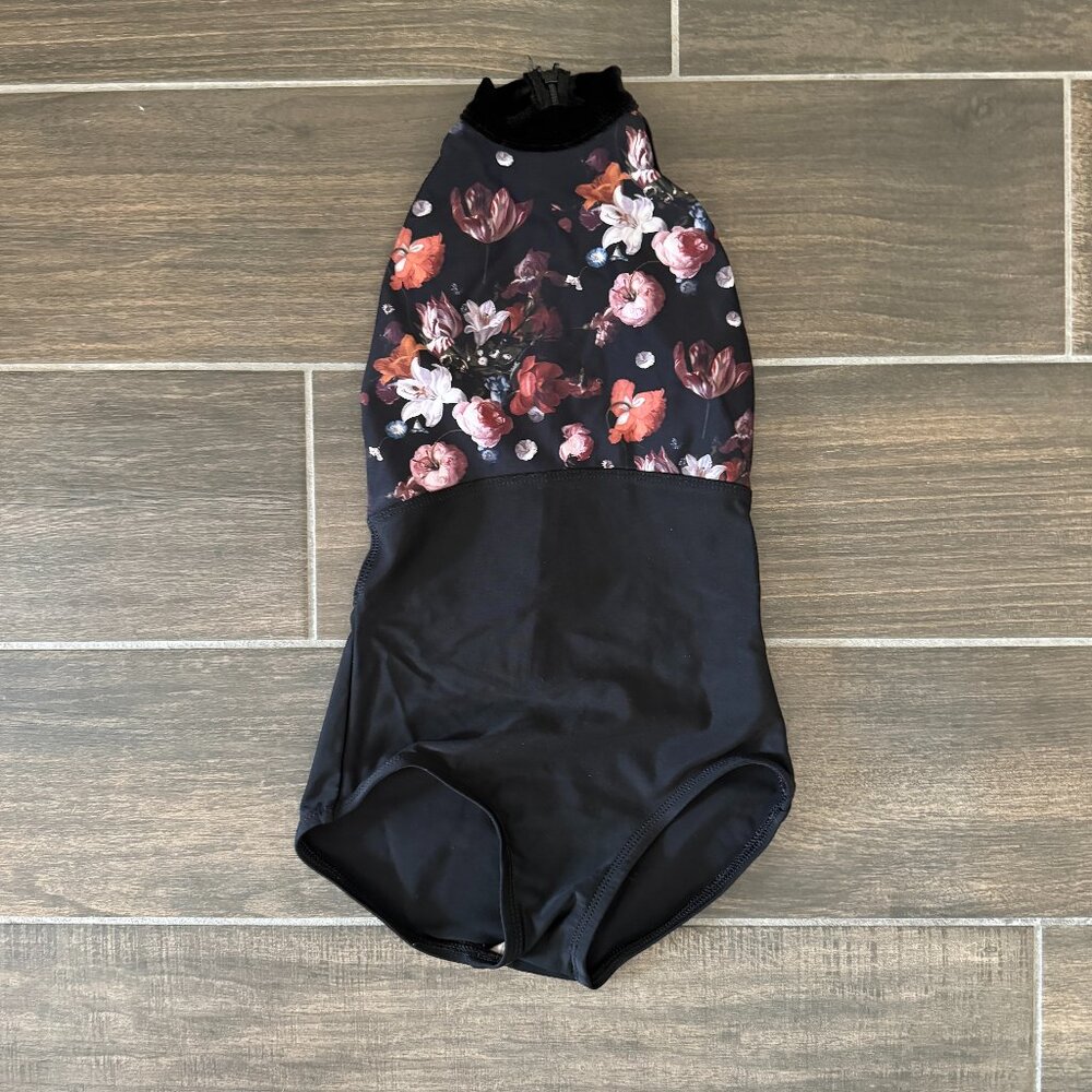 Suffolk Leotard - Black - Medium Child